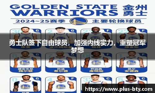 勇士队签下自由球员，加强内线实力，重塑冠军梦想